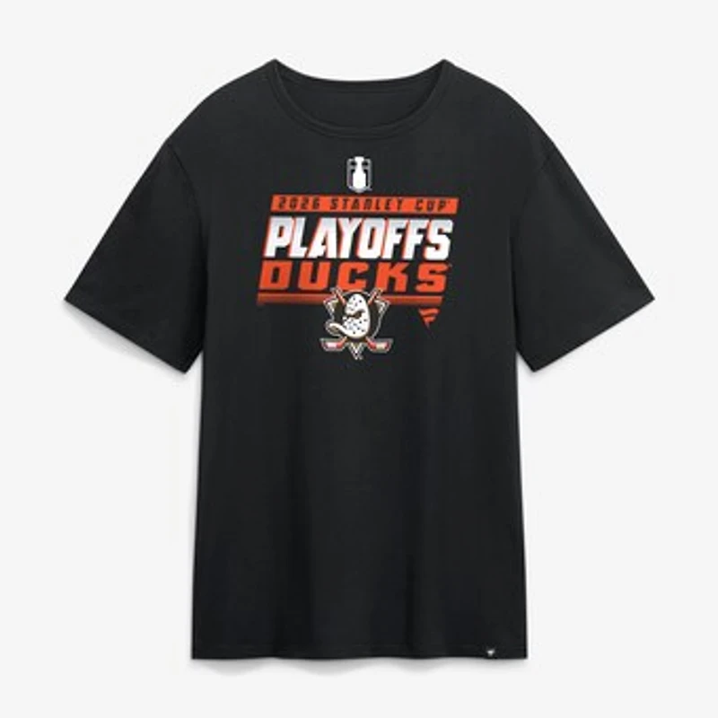 Men's Black Anaheim Ducks 2026 Stanley Cup Playoffs Legacy T-Shirt