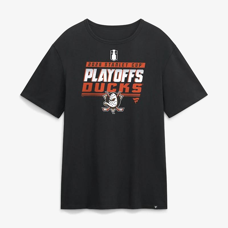 Men's Black Anaheim Ducks 2026 Stanley Cup Playoffs Legacy T-Shirt