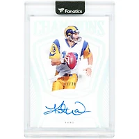 Kurt Warner St. Louis Rams Autographed 2025 Panini Flawless Holo Silver Champions #CH-KWR #17/20 Card