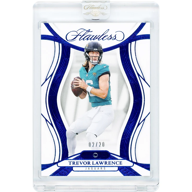 Trevor Lawrence Jacksonville Jaguars 2025 Panini Flawless Sapphire Jewel Relic #26 #2/20 Card