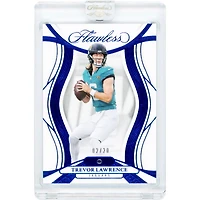 Trevor Lawrence Jacksonville Jaguars 2025 Panini Flawless Sapphire Jewel Relic #26 #2/20 Card