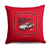 The Northwest Group Austin Cindric Whimsical Checks 18" x 18" Throw Pillow