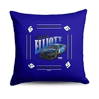 The Northwest Group Chase Elliott Whimsical Checks 18" x 18" Throw Pillow