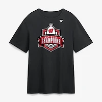 Men's  Black Wisconsin Badgers 2026 NCAA Frozen Four Women's Ice Hockey National Champions Legacy T-Shirt