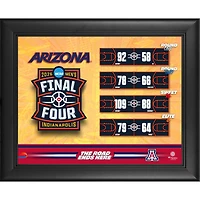 Arizona Wildcats Framed 13" x 16" 2026 NCAA Men's Basketball Tournament March Madness Final Four Collage
