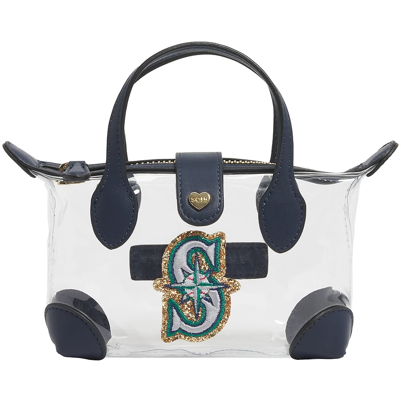 Stoney Clover Lane  Seattle Mariners Clear Pouchette Crossbody Bag