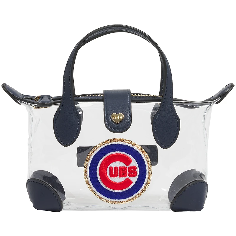 Stoney Clover Lane  Chicago Cubs Clear Pouchette Crossbody Bag