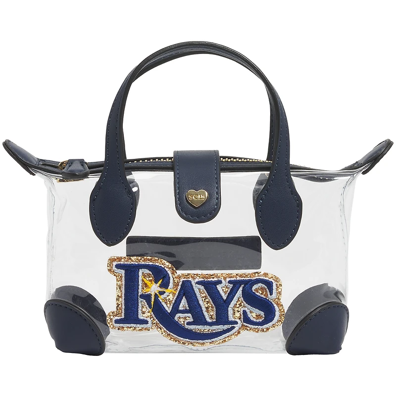 Stoney Clover Lane Tampa Bay Rays Clear Pouchette Crossbody Bag