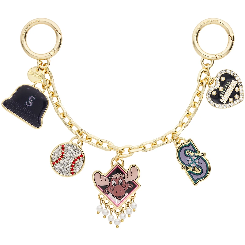 Stoney Clover Lane Seattle Mariners Bag Charm Chain