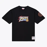 Men's Mitchell & Ness Allen Iverson Black Philadelphia 76ers Playmaker Graphic T-Shirt