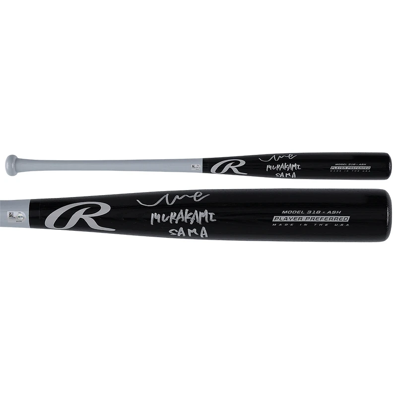 Munetaka Murakami Chicago White Sox Autographed Black Rawlings Player Preferred Bat with "Murakami-Sama" Inscription