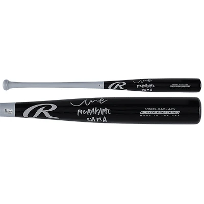 Munetaka Murakami Chicago White Sox Autographed Black Rawlings Player Preferred Bat with "Murakami-Sama" Inscription