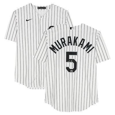 Munetaka Murakami Chicago White Sox Autographed White Nike Replica Jersey