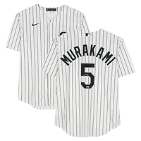 Munetaka Murakami Chicago White Sox Autographed White Nike Replica Jersey