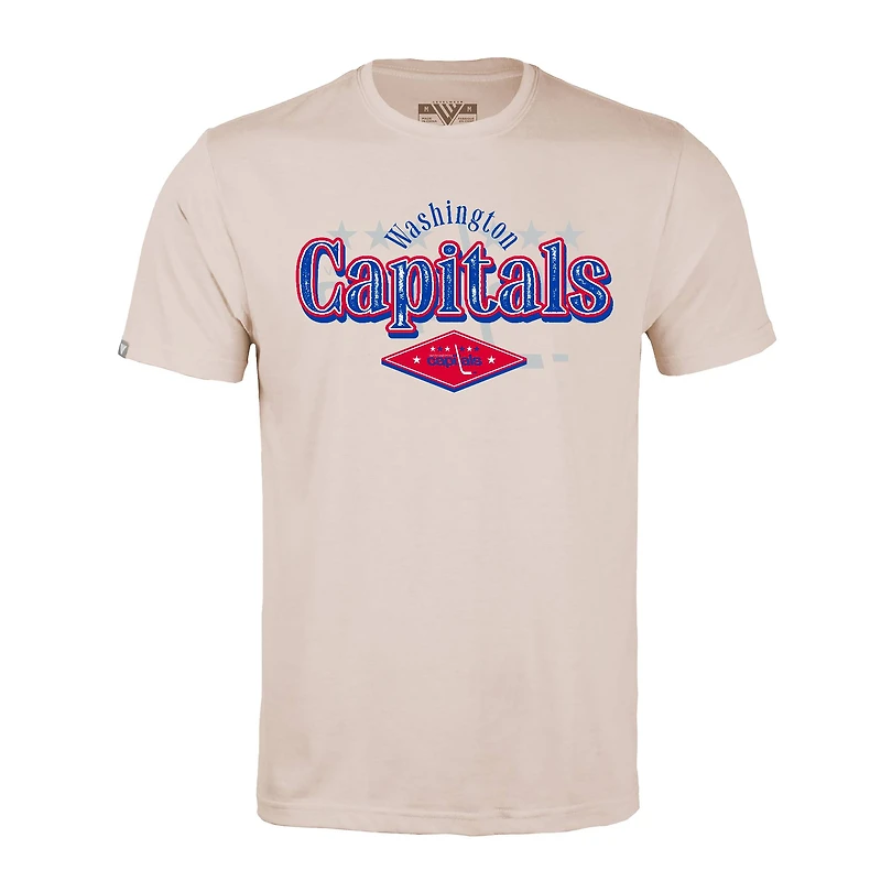 Men's Levelwear Khaki Washington Capitals Richmond Backdrop T-Shirt