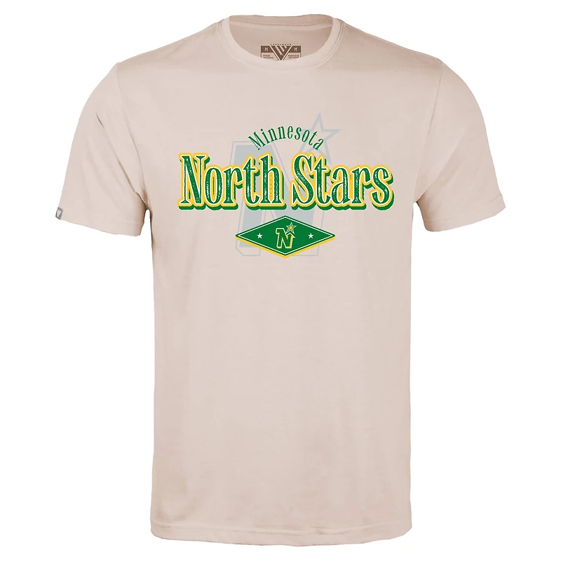 Men's Levelwear Khaki Minnesota North Stars Richmond Backdrop T-Shirt