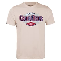 Men's Levelwear Khaki Montreal Canadiens Richmond Backdrop T-Shirt