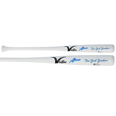 Austin Wells New York Yankees Autographed Victus Team ID Mini Bat