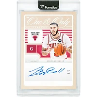 Lonzo Ball Chicago Bulls Autographed 2024-25 Panini One And One One & Only #OAO-BAL #3/3 Card