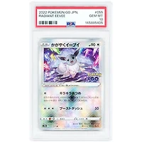 Radiant Eevee 2022 Pokemon Go Japanese Radiant Rare #055 PSA Authenticated 10 Card