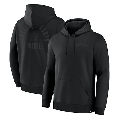 Men's Fanatics Dallas Cowboys Black Out Hoodie