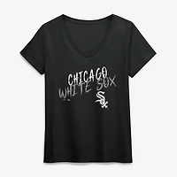 Women's Black Chicago White Sox Hustle V-Neck T-Shirt