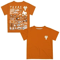 Toddler Vive La Fete Texas Orange Texas Longhorns Infant Impressions Artwork T-Shirt