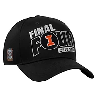 Men's Nike  Black Illinois Fighting Illini 2026 NCAA Men's Basketball Tournament March Madness Final Four Locker Room Adjustable Hat