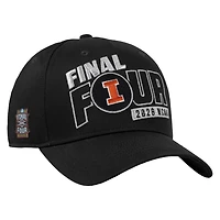 Men's Nike  Black Illinois Fighting Illini 2026 NCAA Men's Basketball Tournament March Madness Final Four Locker Room Adjustable Hat