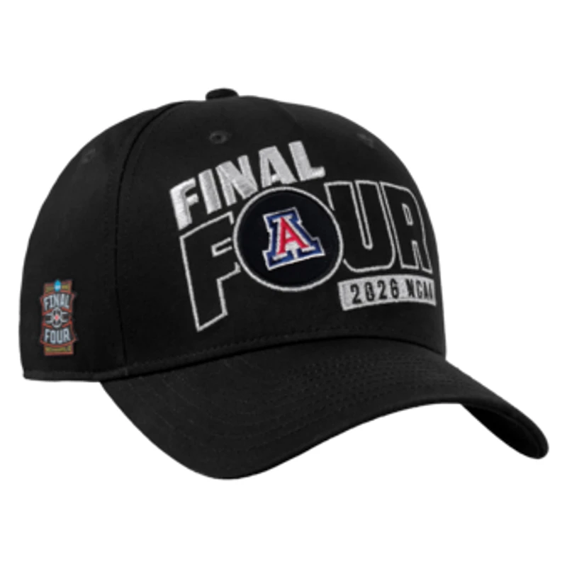 Men's Nike  Black Arizona Wildcats 2026 NCAA Men's Basketball Tournament March Madness Final Four Locker Room Adjustable Hat