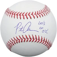 Pete Alonso Baltimore Orioles Autographed Baseball with "Let's Go O's" Inscription