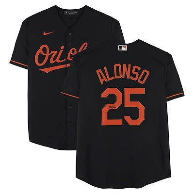Pete Alonso Baltimore Orioles Autographed Black Nike Replica Jersey