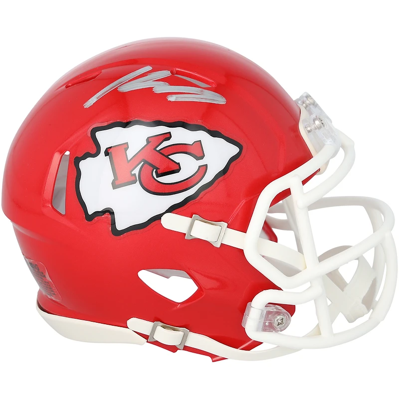 Kenneth Walker III Kansas City Chiefs Autographed Riddell Speed Mini Helmet