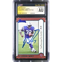 Edgerrin James Indianapolis Colts Autographed 1999 Bowman #161 CGC Fanatics Witnessed Authenticated Rookie Card
