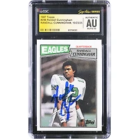 Randall Cunningham Philadelphia Eagles Autographed 1987 Topps #296 CGC Fanatics Witnessed Authenticated Auto 10 Rookie Card