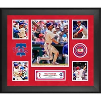 Trea Turner Philadelphia Phillies Framed 5-Photo Collage with a Piece of Game-Used Ball - Limited Edition of 500