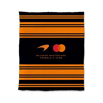 McLaren F1 Team Logo Brands Luxe Full Color Stripe Dreams Throw