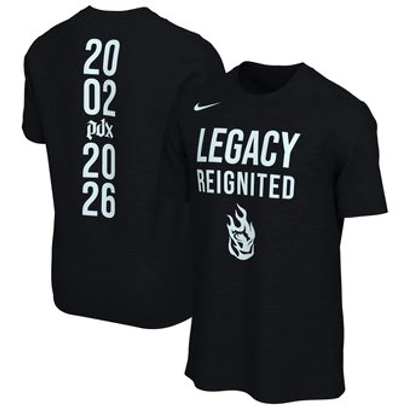 Men's Nike Black Portland Fire Legacy Reignited T-Shirt