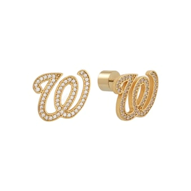 Washington Nationals Glam Day Post Back Earrings
