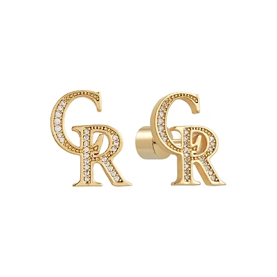 Colorado Rockies Glam Day Post Back Earrings
