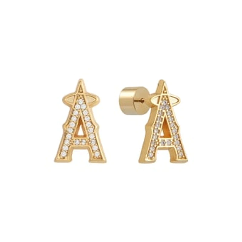 Los Angeles Angels Glam Day Post Back Earrings