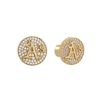 Athletics Glam Day Post Back Earrings