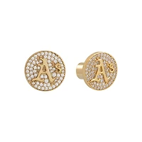 Athletics Glam Day Post Back Earrings