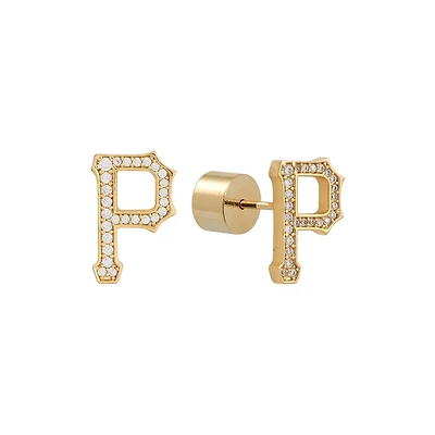 Pittsburgh Pirates Glam Day Post Back Earrings