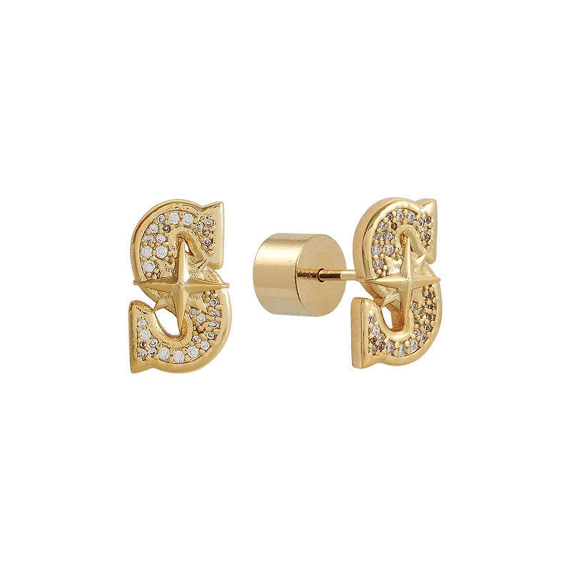 Seattle Mariners Glam Day Post Back Earrings