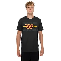 Men's New Era Black Washington Commanders Hail to the Commanders T-Shirt