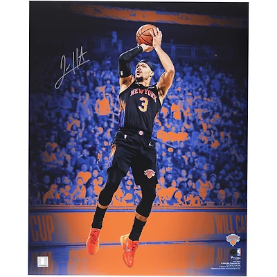 Josh Hart New York Knicks Autographed 16" x 20" Colorway Photograh