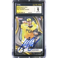 Paul Skenes Pittsburgh Pirates Autographed 2024 Topps Bowman's Best #53 CGC Authenticated 9/10 Rookie Card