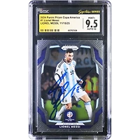 Lionel Messi Argentina National Team Autographed 2024 Panini Prizm Copa America #1 CGC Authenticated 9.5/10 Card