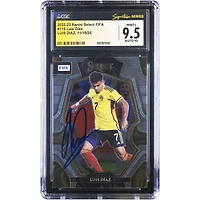 Luis Diaz Colombia National Team Autographed 2022-23 Panini Select FIFA Mezzanine #113 CGC Authenticated 9.5/10 Card